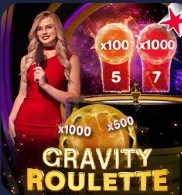 Gravity Roulette live table tile